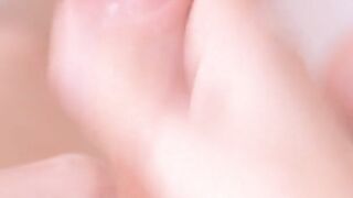 A juicy boy-cumshot and lots of precum in ultra close-up // Jordan