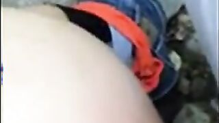 Bareback Outdoor Fuck with a Big Cock