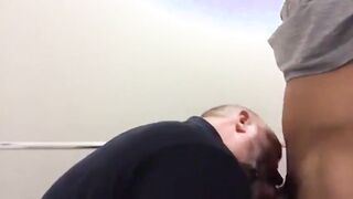 Bear and Twink in a Bathroom Stall