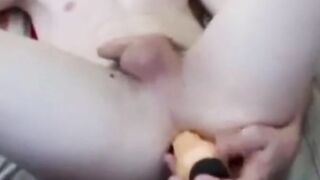 Twink Plays with His Sex Toy on Webcam