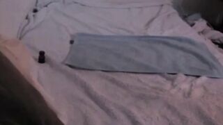 Huge Eggplant Gapes My Skinny Twink Ass