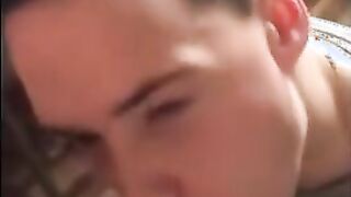 Twink Swallows Big Cock, Amateur Blowjob Video