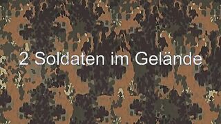 German Military Men Go Wild Outdoors
