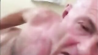 Amateur Daddy Gives Blowjob