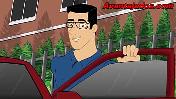 Gay Cartoon the Old Guy Cleaner