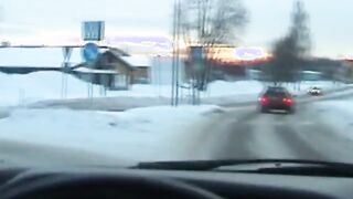Big-Cock Blowjob in the Car with a Young Swedish Man