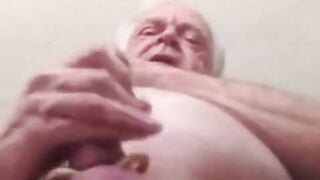 Velho Branco Gozando Gostoso