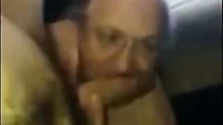 Fat Daddy Bareback Blowjob