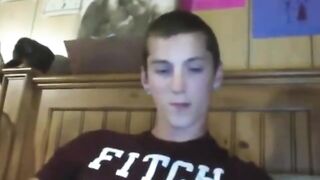 Twink's Webcam Masturbation Session