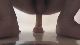 Twink's Prostate Orgasm with a Sex Toy on Webcam