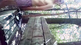 Outdoor Handjob for Horny Amateurs