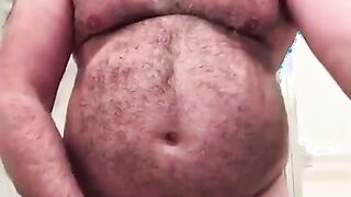 Big-Cock Daddy Bear Jacks Off