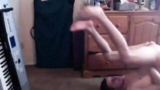 Twink Self-Facial: Sexy's Solo Webcam Show