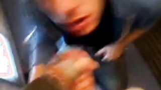 Outdoor Fun: Blowjob and Cum Swallow