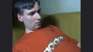 Horny adidas stud must jerking off in sports camp week