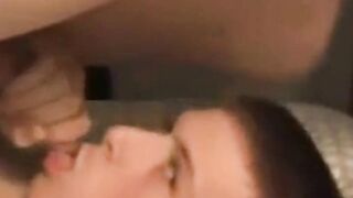 Twink Self-Sucks and Cums on His Face