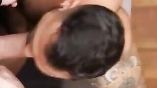 Amateur Bareback: Blowjob with a Hot Bear