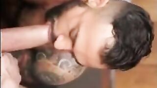 Amateur Bareback: Blowjob with a Hot Bear