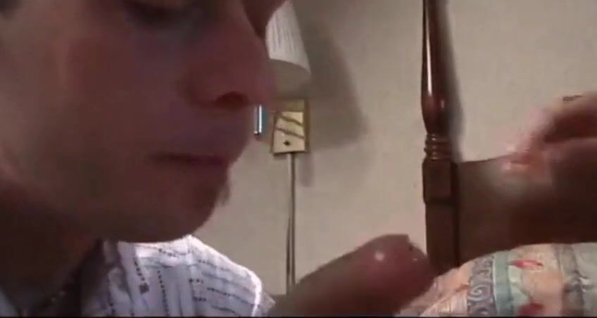 Cum-hungry Twink Gets Big Cocks Up Close