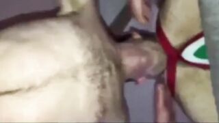 Daddy Barebacks his Boy with Big Cock