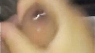 Huge Cum Shot After a Quick Solo Session