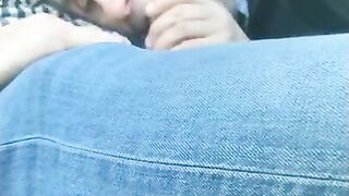 Daddy Sucks Big Cock Outdoors