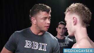 Masked Pledge Lucky Banks Frat Orgy