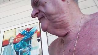 Dentured Gay Blowjob - Sucking and Enjoying It