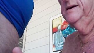 Dentured Gay Blowjob - Sucking and Enjoying It