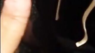 Black Twink Swallows White Cum in Interracial Blowjob