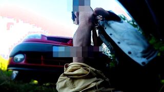 Pipe au Lac: Outdoor Blowjob with Hunks