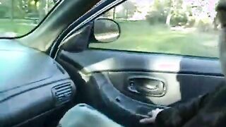 Twink Blows in Car and Gets a Facial