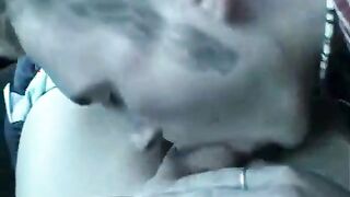 Twink Blows in Car and Gets a Facial