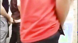 Breeding a Slut: Bareback in a Public Bathroom Orgy