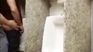 Breeding a Slut: Bareback in a Public Bathroom Orgy