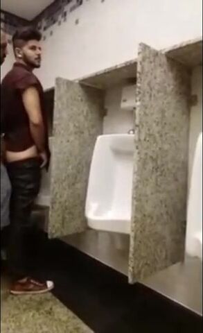 Breeding a Slut: Bareback in a Public Bathroom Orgy