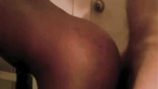Black Slave Takes White Dick Bareback
