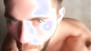 Sucking a Thick Cock - Amateur Hunk Blowjob