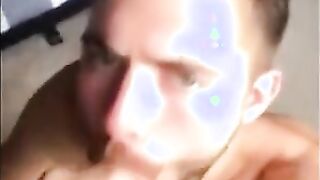 Sucking a Thick Cock - Amateur Hunk Blowjob