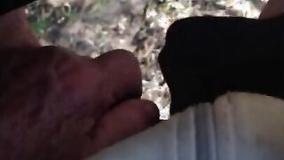 Old Men Wank Young Cock Outdoors
