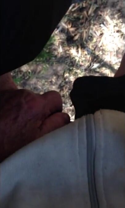 Old Men Wank Young Cock Outdoors