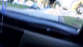 Twink Sucks Big Cock in a Car