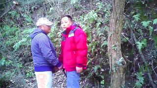 Amateur Asian Dads Outdoor Fun