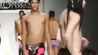 Black Crossdresser in Fierce Runway Show