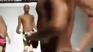 Black Crossdresser in Fierce Runway Show