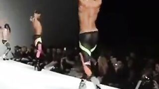 Black Crossdresser in Fierce Runway Show