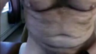 Old Gay Truck Driver Masturbates on Webcam