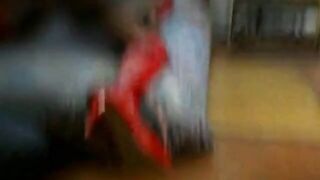 Daddy rims and fucks his crossdressing son bareback