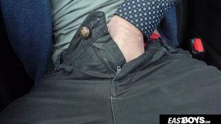 Handsome Czech Boy Gets Big Dick Handjob Outdoors