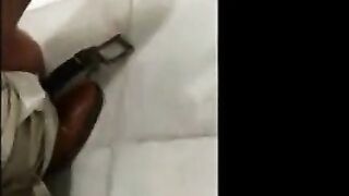 Twink Takes Big Cock Anal and Blowjob in Public Stall